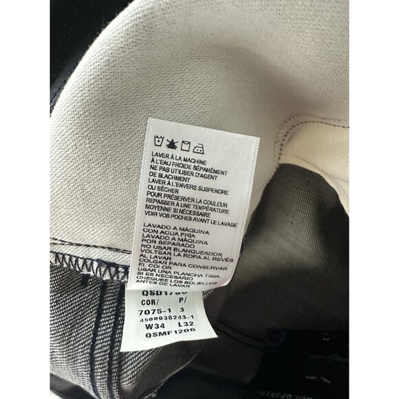 Quiksilver Men’s Jeans Revolver Straight Fit Size 34 x 32 New - Picture 12 of 16